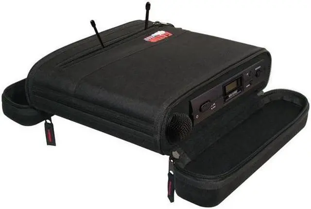 Main image of Gator EVA Foam Case for A Single Wireless Mic System; half rack