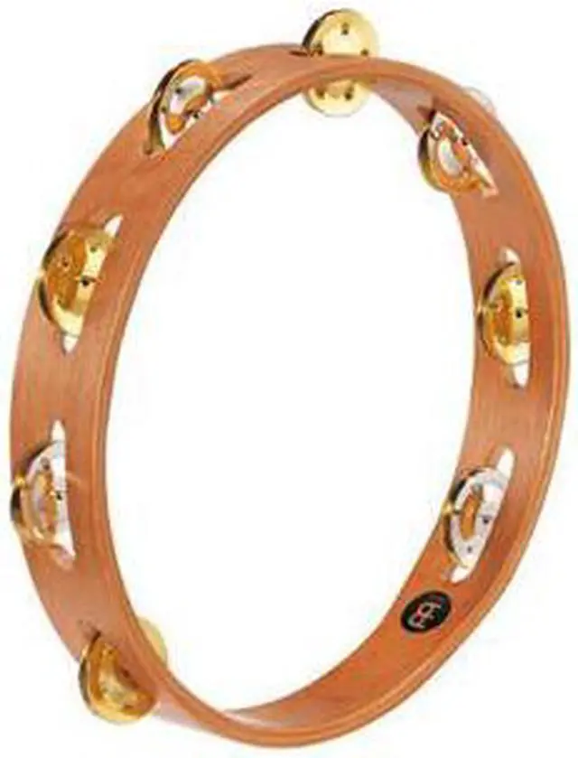 Alt view image 2 of 14 - MEINL Recording-Combo Wood Tambourine One Row Dual Alloy Jingles Super Natural