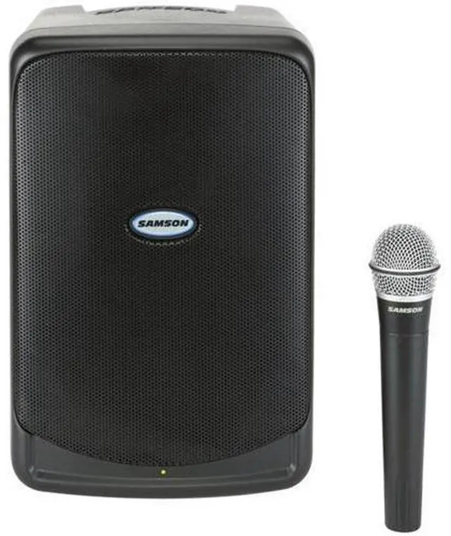 Alt view image 8 of 10 - Samson XP40iw Portable PA System w/ Microphone