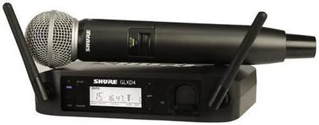 Shure GLXD4 Wireless Receiver System with GLXD2 Handheld
