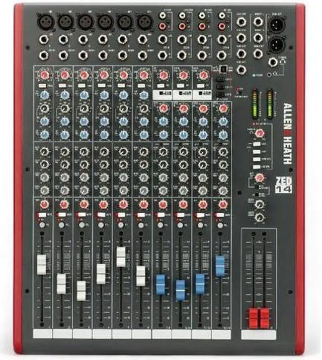 Main image of Allen & Heath ZED14 14 Channel USB Mixer