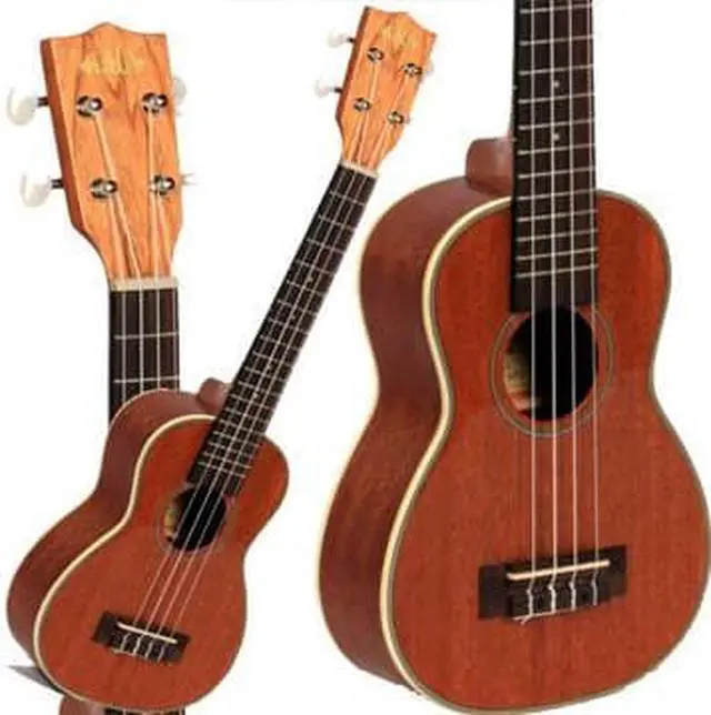 Alt view image 6 of 12 - Kala KA-SLNG Long Neck Gloss Mahogany Soprano Ukulele