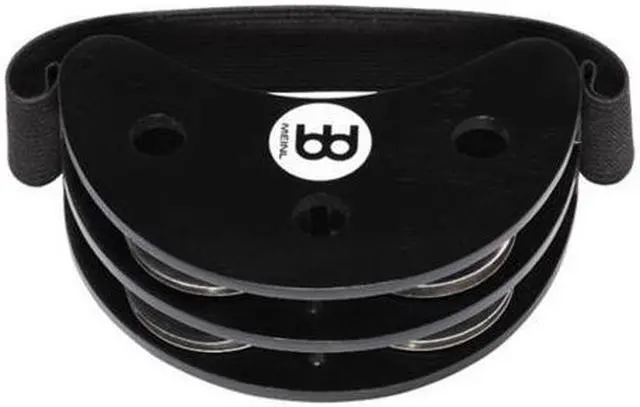 Main image of Meinl FJS2S-BK Foot Tambourine Steel Jingles, Black