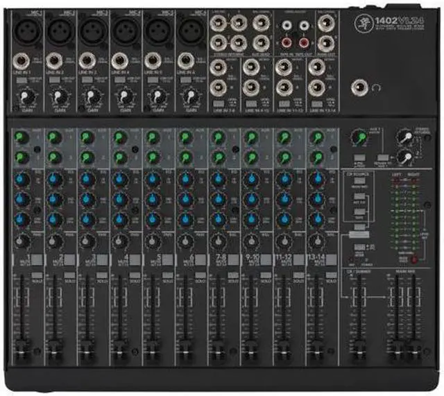 Alt view image 2 of 20 - Mackie 1402VLZ4 14-Channel Compact Mixer