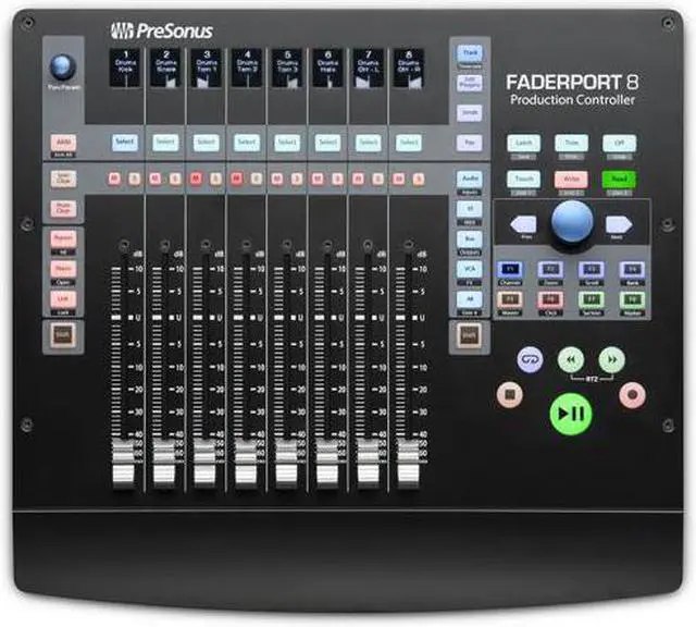 Alt view image 3 of 20 - Presonus Faderport 8 8-Channel Mix Production Controller