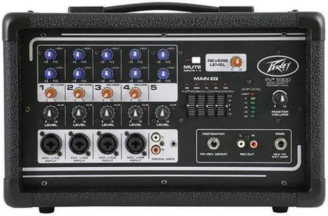 Alt view image 3 of 20 - All-in-one powered mixer providing up to four combination XLR & 1/4-in inputs using premium mic prea