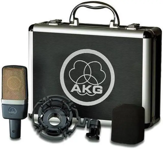 Alt view image 6 of 20 - AKG C214 1-Inch Large-Diaphragm Studio Condenser Microphone Mic C-214 NEW
