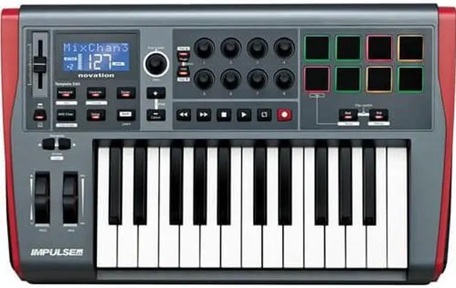 Alt view image 18 of 20 - Novation Impulse 25 USB/MIDI 25-Key Keyboard Controller