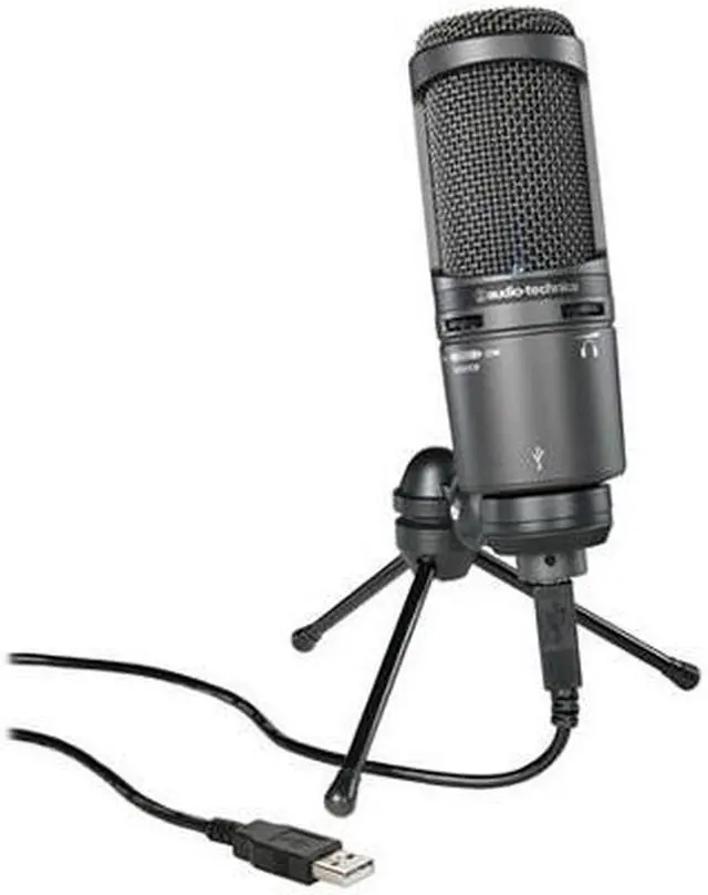 Alt view image 3 of 20 - Audio-Technica AT2020USB+ Cardioid Condenser USB Microphone