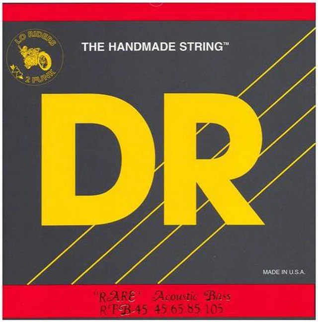 Main image of DR Strings RPB45 Rare Medium Phosphor Bronze Acoustic Bass Strings (45-105)