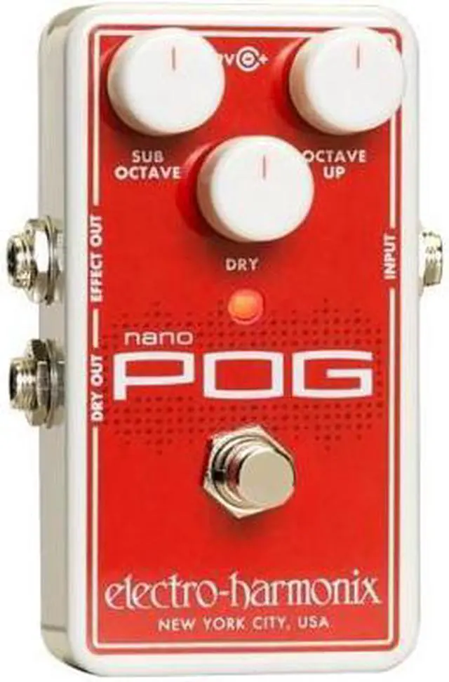Alt view image 10 of 20 - Electro-Harmonix Nano POG Polyphonic Octave Generator Guitar Effects Pedal