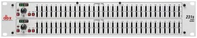Alt view image 5 of 12 - DBX 231S Dual 31 Band Graphic EQ Equalizer