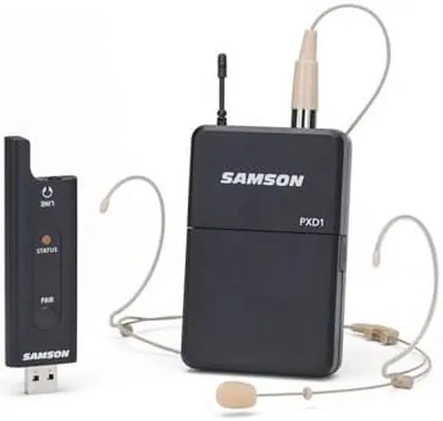 Alt view image 11 of 20 - Samson XPD2 Headset USB Digital Wireless System