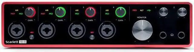 Alt view image 18 of 20 - Focusrite Scarlett 18i8 3rd Generation Audio Interface