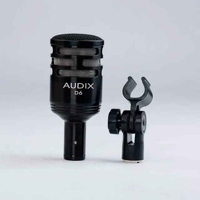 Alt view image 18 of 20 - Audix D6 Kick Drum Microphone - Black