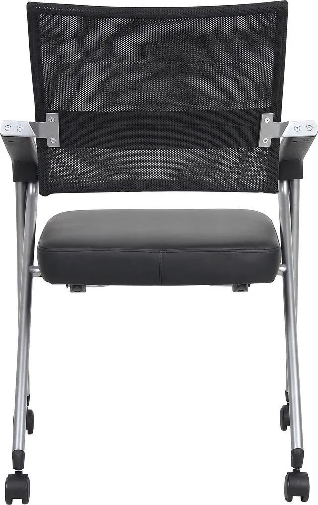 Alt view image 2 of 6 - Boss Office Products Boss Black Mesh Training Chair B1806P-BK-2