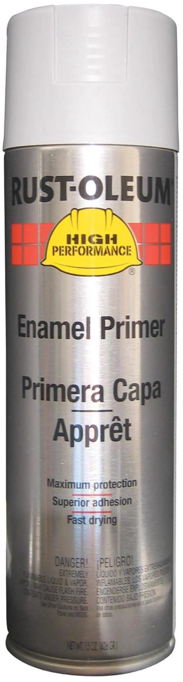 Alt view image 2 of 5 - RUST-OLEUM V2182838 Rust Preventative Spray Primer, Gray, Flat Finish, 15 oz.