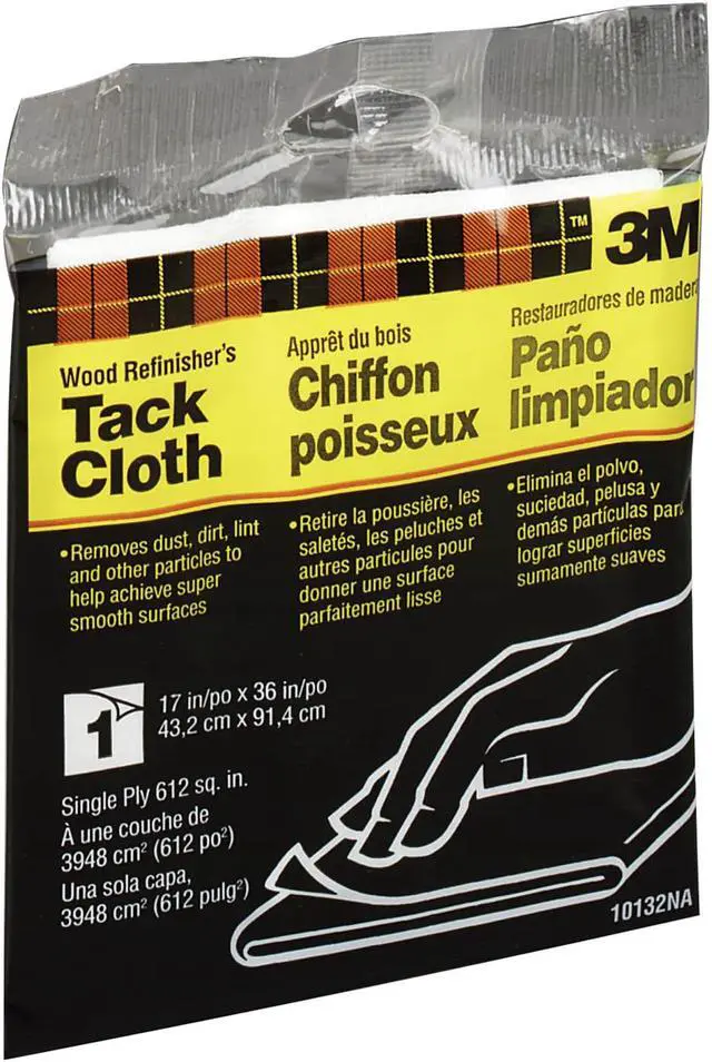 Alt view image 2 of 13 - Wood Refinisher Tack Cloth 3M Tack Cloth 10132 051111101322