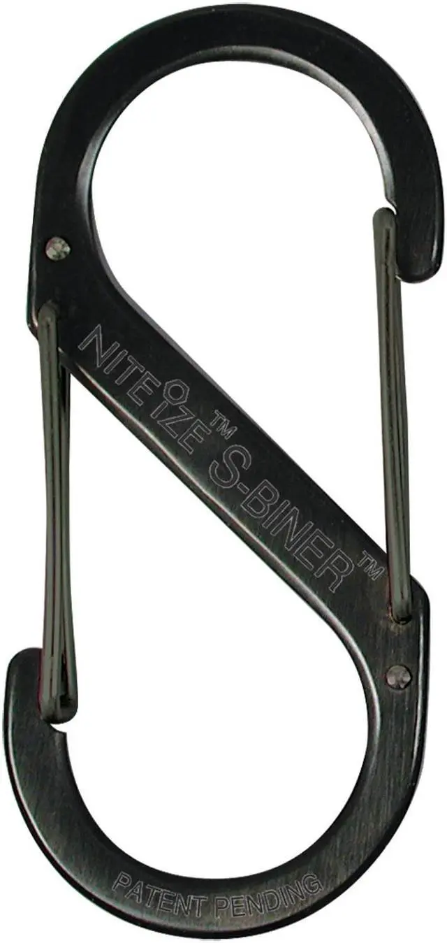 Alt view image 13 of 18 - NITE IZE SB3-03-01 Double Gated Carabiner,2-5/8 In.,Black