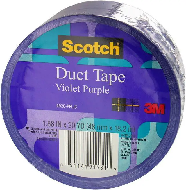 Main image of 3m 20 Yards Violet Purple Duct Tape  920-PPL-C