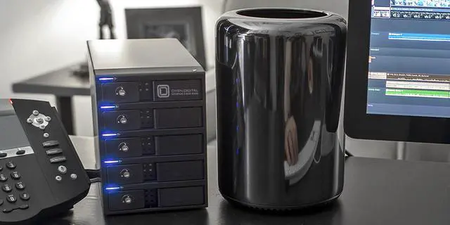 Alt view image 6 of 6 - Oyen Digital 60TB Mobius 5-Bay FireWire 800, eSATA, USB 3.0 RAID Hard Drive Array