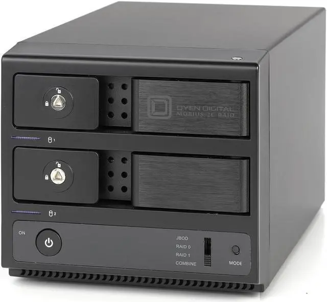 Main image of Mobius 2C RAID 2-Bay USB-C Hard Drive Enclosure