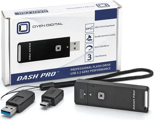Alt view image 2 of 7 - Dash Pro 2TB USB 3.2 Flash Drive Memory Stick Portable SSD - Up to 1050 MB/s