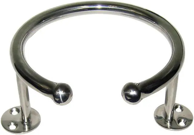 Main image of Whitecap Top Mount Ring SS Cup Holder - 1-Drink - Base Mount [S-3516]