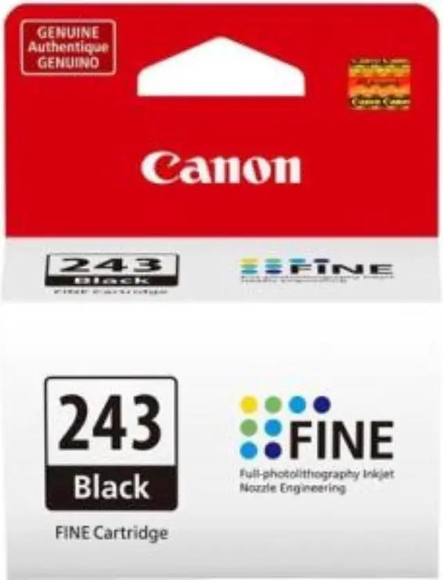 Main image of Canon PG-243 Ink Cartridge - Black - Inkjet - 180 Page FOR IP2820/MX492/MG2420/2520/2525/ - 1287C001