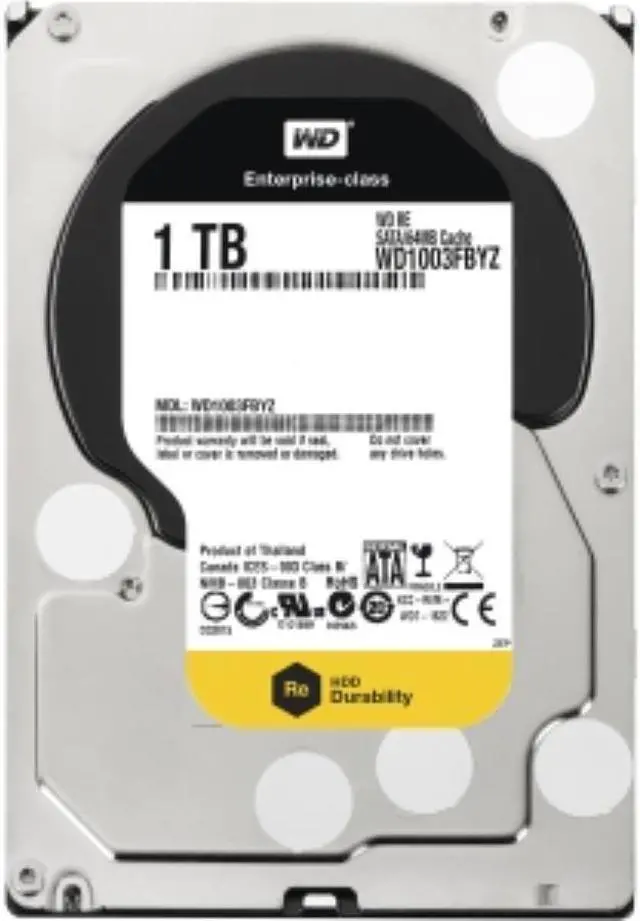 Main image of 1TB SATA 6GB/S 7.2K RPM LFF HDD DISC PROD SPCL SOURCING SEE NOTES - WD1003FBYZ