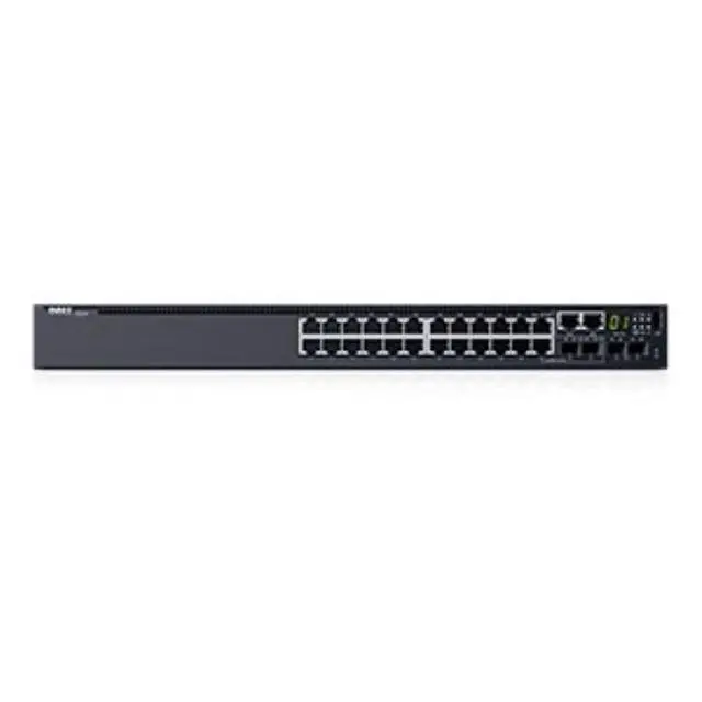 Main image of Dell S3124 Layer 3 Switch - 24 Ports - Manageable - Stack Port - 4 x Expansion Slots - 10/100/1000Base-T, 1000Base-X, 10GBase-X - Modular - 24 x Network, 2 x Expansion Slot, 2 x Expansion Slot - Twis