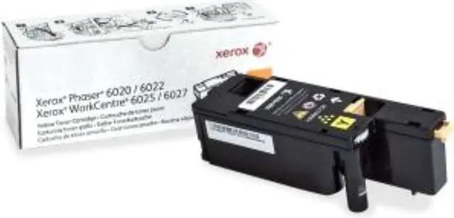 Main image of Xerox Toner Cartridge - Yellow - Laser - Standard Yield - 1000 Page - 1 Each PHASER 6022 YIELD 1000 - 106R02758