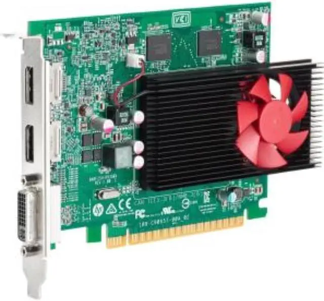Main image of HP Radeon R9 350 Graphic Card - 2 GB - PCI Express 3.0 x16 - OpenGL 4.3, DirectX 12DisplayPortDVI - PC - 2 x Monitors Supported - Dual Link DVI Supported X16 GFX - N3R91AT