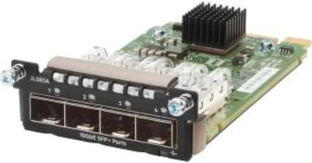 Main image of HP Aruba 3810M 4SFP+ Module - For Data Networking, Optical NetworkOptical Fiber10 Gigabit Ethernet - 10GBase-X4 x Expansion Slots - SFP+ - JL083A