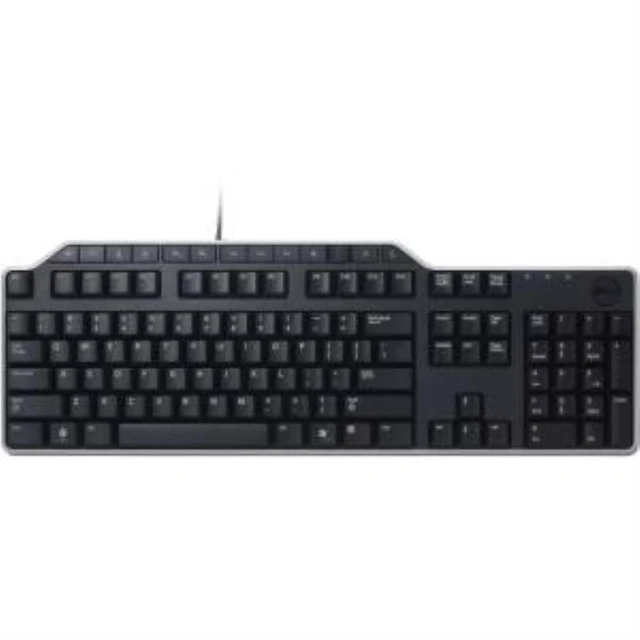 Main image of Dell-IMSourcing Business Multimedia Keyboard - KB522 - Cable Connectivity - USB Interface - 104 Key - Compatible with Workstation, Desktop Computer, Notebook - Volume Control, Back, My Computer, Slee