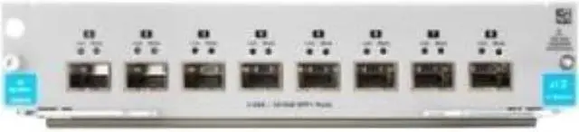 Main image of HP 8 Ports 1G/10GbE SFP+ MACsec v3 zl2 - For Data Networking, Optical NetworkOptical FiberGigabit Ethernet, 10 Gigabit Ethernet - 10GBase-X - 10 Gbit/s - 8 x Expansion Slots - SFP+ - J9993A