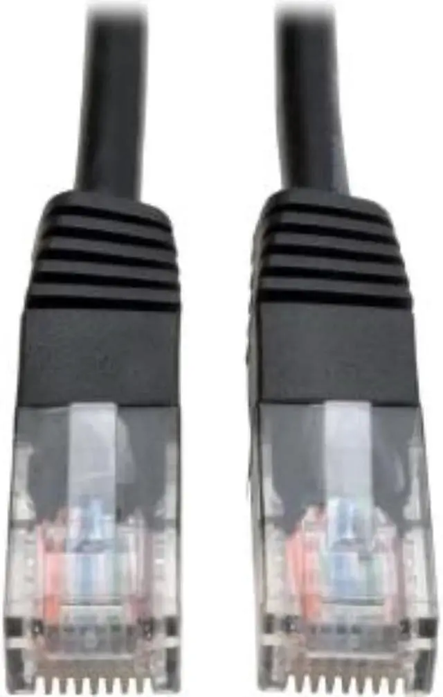 Main image of 25FT CAT5E BLACK PATCH CABLE - N002-025-BK