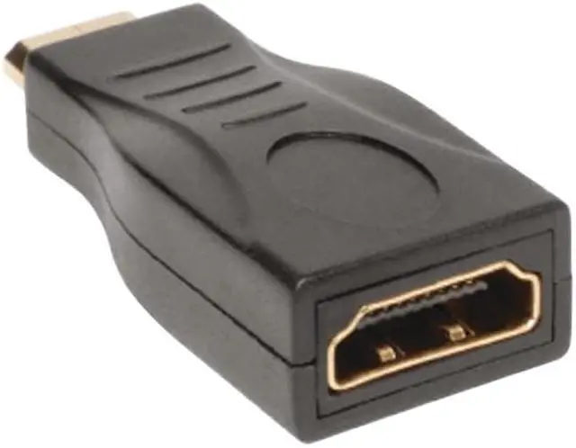 Alt view image 8 of 10 - Tripp Lite HDMI to HDMI Adapter HDMI-F to Mini HDMI-M 1080p M/F