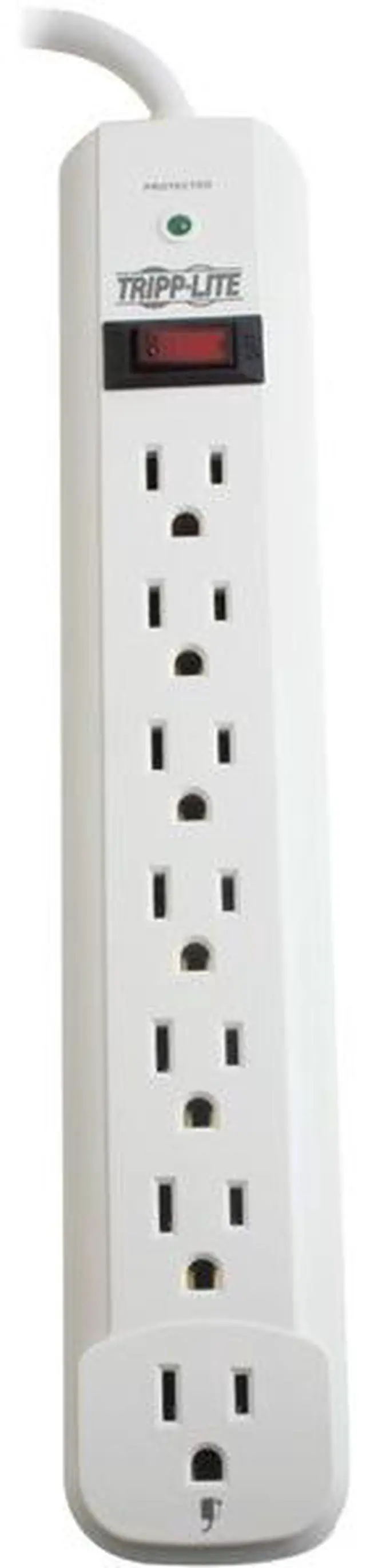 Alt view image 13 of 19 - Tripp Lite TLP725 7 Outlets 1080 Joules 25' Cord Protect It! Surge Suppressor