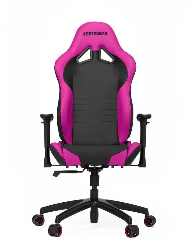 Alt view image 2 of 7 - Vertagear S-Line SL2000 Racing Series Gaming Office Chair - Black/Pink (Rev. 2)