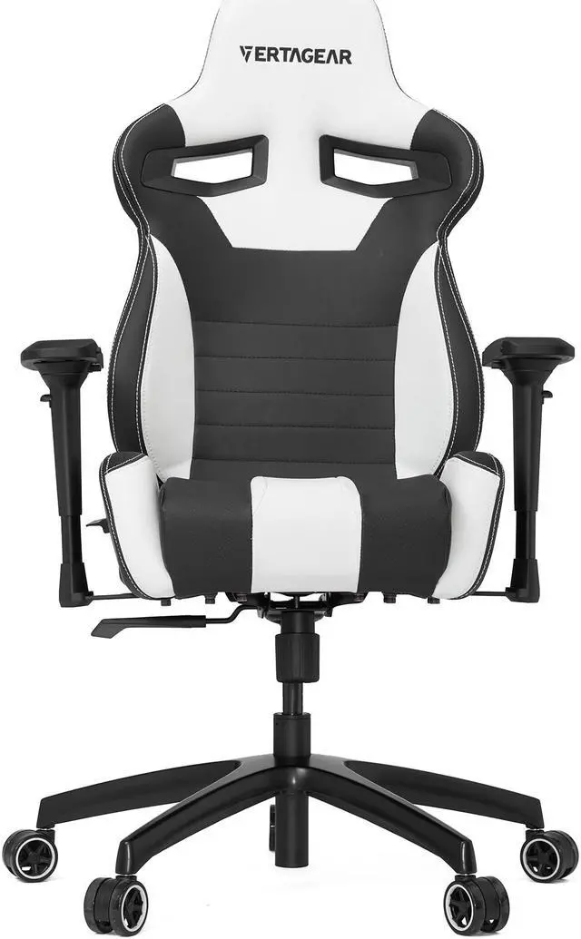 Alt view image 2 of 12 - Vertagear S-Line SL4000 Racing Series Gaming Office Chair - Black/White (Rev. 2)