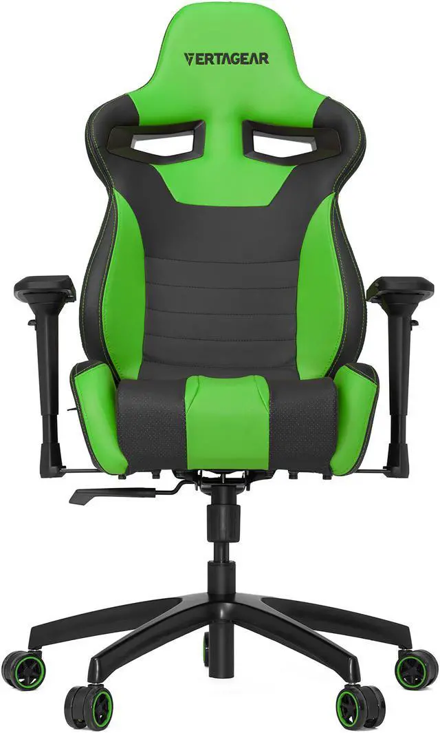 Alt view image 2 of 11 - Vertagear S-Line SL4000 Racing Series Gaming Office Chair - Black/Green (Rev. 2)