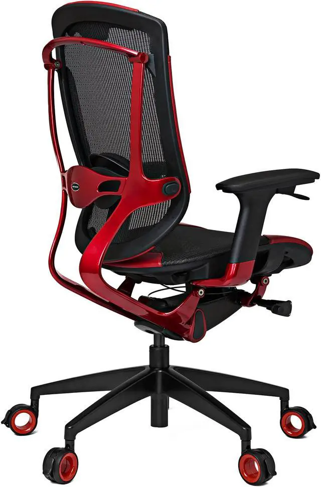 Alt view image 4 of 6 - Vertagear Gaming Series Triigger Line 350 Ergonomic Office Chair Special Edition Red