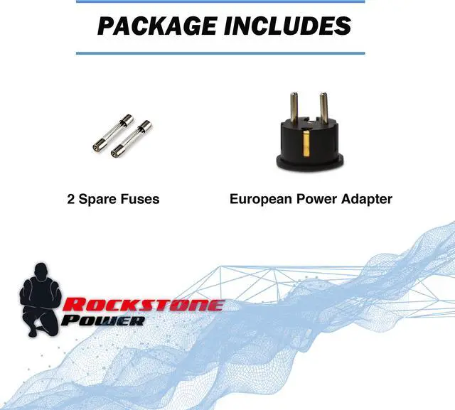 Alt view image 7 of 7 - Rockstone Power 1000 Watt Voltage Converter Transformer - Heavy Duty Step Up/Down AC 110V/120V/220V/240V Power Converter - Circuit Breaker Protection – DC 5V USB Port - CE Certified [3-Year Warranty]