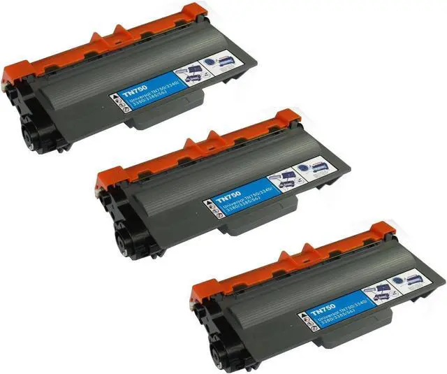 Main image of TTA Compatible with Brother TN750 New Compatible High Yield Toner Cartridge [2 Year Worry Free Warranty] [3 Pack]