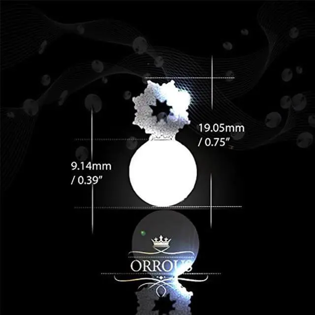 Alt view image 2 of 3 - 18k Gold Plated White Simulated Shell Pearl with Cubic Zirconia Accent Wreath Earrings (9.5-10 mm)