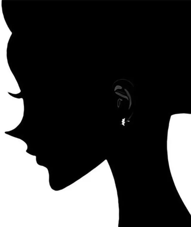 Alt view image 2 of 4 - 18k White Gold Plated Beautiful Leaf Stud Earrings by Orrous & Co
