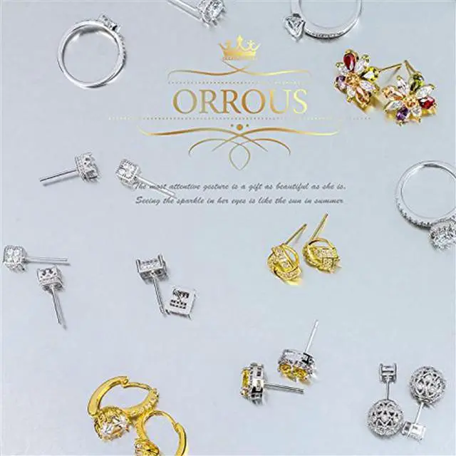 Alt view image 4 of 4 - 18k White Gold Plated Cubic Zirconia CZ "Love" Bracelet by Orrous & Co. (7.25 inches - 8.25 inches)