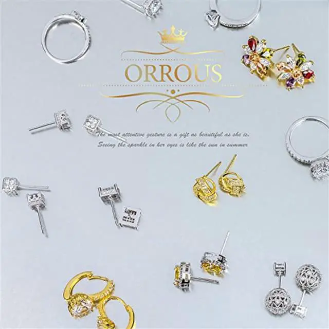 Alt view image 4 of 4 - 18k White Gold Plated Cubic Zirconia CZ Link Bracelet by Orrous & Co. (6.75 inches - 7.75 inches)