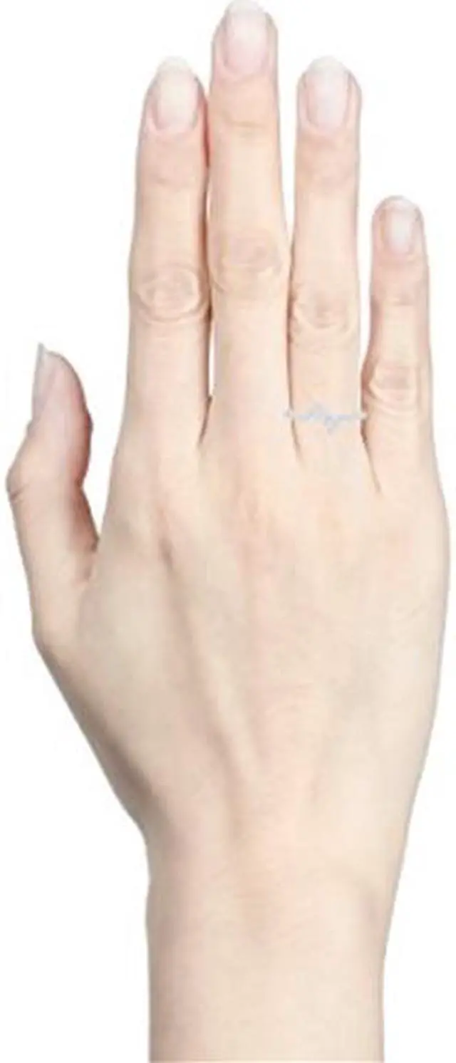 Alt view image 2 of 5 - 18k White Gold Plated Cubic Zirconia Bow Ring by Orrous & Co.